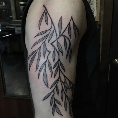 Tessa Tattoo On Instagram “some Leafsies For Greg” Tattoos Flower