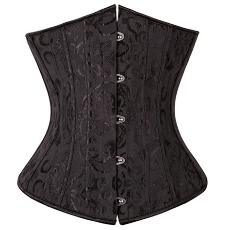 x 28 steel boned waist cincher corsets and bustiers corset underbust gothic corselet sexy body