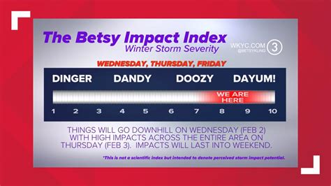 Betsy Kling Unveils Dayum Meter Ahead Of Winter Storm