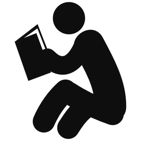 Person Reading Icon Free Icons Library