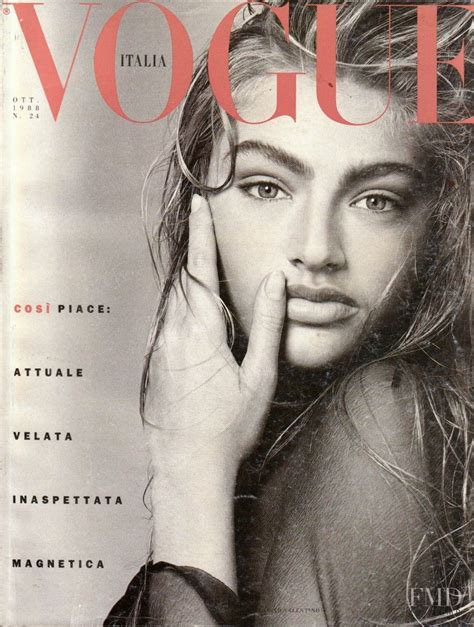 Covers Of Vogue Italy With Michaela Bercu 000 1988 Magazines The