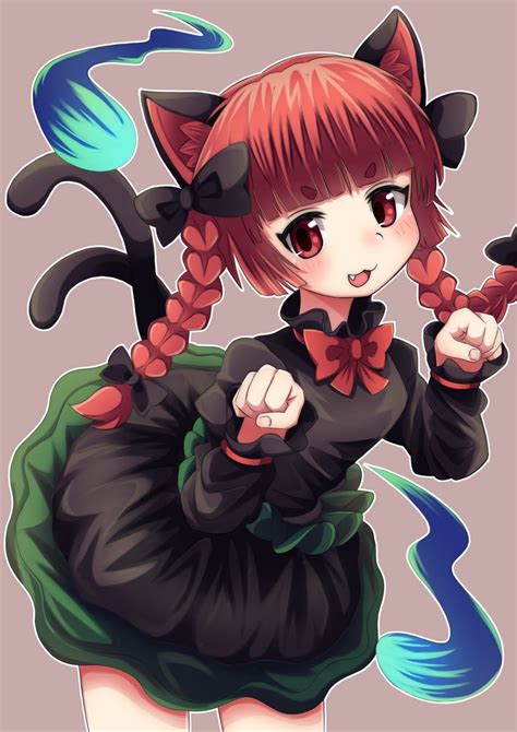 Kaenbyou Rin Touhou Drawn By Moroqoishii Danbooru