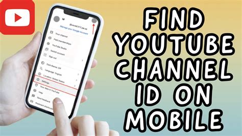 How To Find Your Youtube Channel Id On Mobile Easy Tutorial Ios