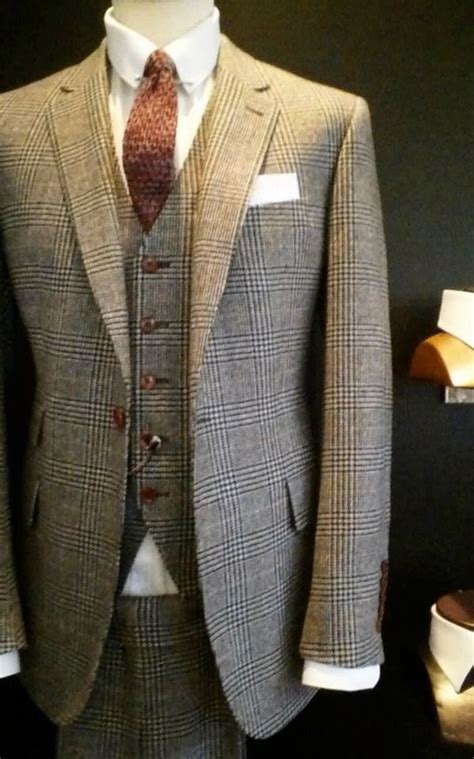 New Prince Of Wales Bespoke Three Piece Suit Bespoke Suit Suits