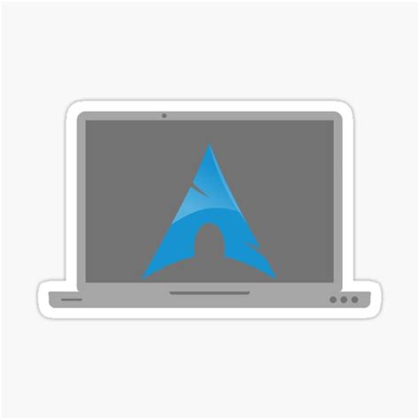 Archlinux Sticker For Sale By Wearyourgames Redbubble