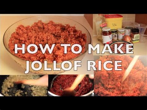 Let us learn how to prepare jollof rice. Ghanaian Food| How to Make Jollof Rice {Quick & Easy} - YouTube