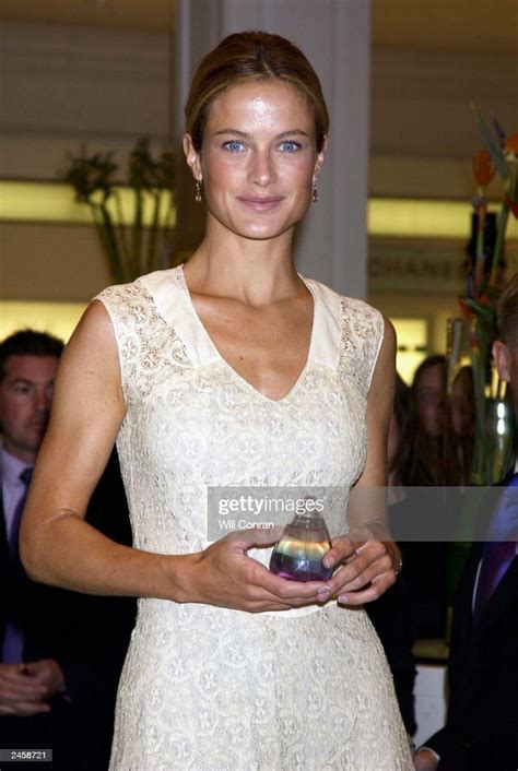 Model Carolyn Murphy The New Face Of Estee Lauder Is Seen At The