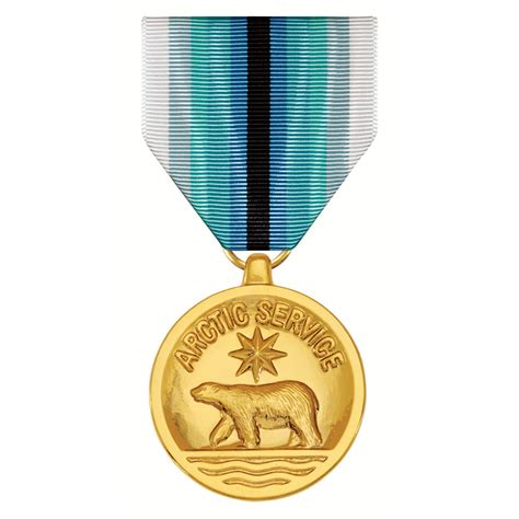 Coast Guard Arctic Service Medal Anodized