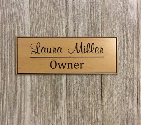 Office Door Sign Office Name Plate Acrylic Sign Office