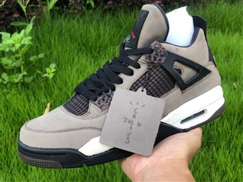 Travis Scott X Air Jordan 4 “cactus Jack” Olive For Men