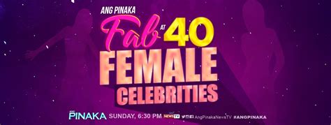 ang pinaka lists down female celebrities who are still fab at 40 gma news online