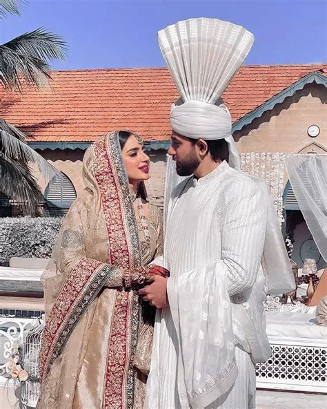 Actress Saboor Ali And Ali Ansari Wedding Pictures