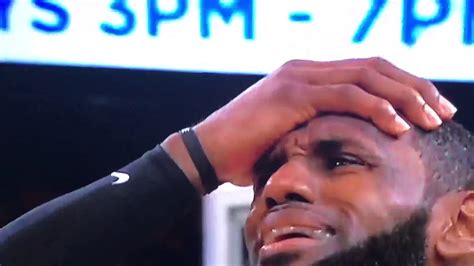 Lebron James Crying Finals Youtube