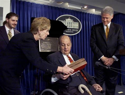 Former White House Press Secretary James Brady Gun Control Advocate