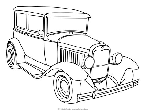 Lovely cool car coloring pages. Cars - My Coloring Land