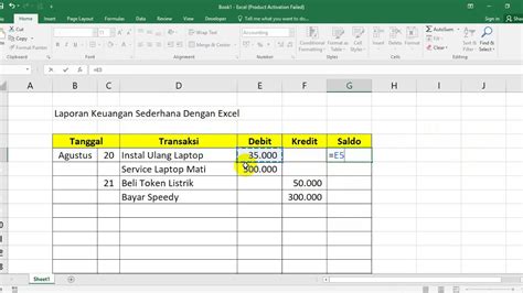 Contoh Format Laporan Penjualan Bulanan Excel My Skripsi