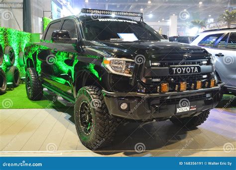 Toyota Tundra Pick Up At Manila Auto Salon Editorial Photo Image Of