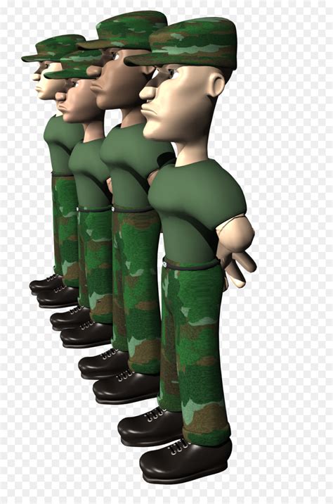 Prajurit Animasi Militer Gambar Png