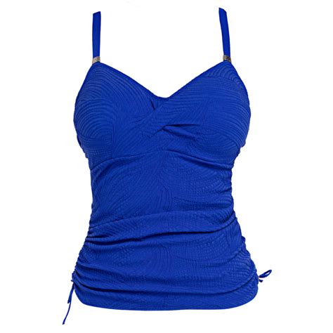 Fantasie Ottawa Tankini Swimsuit Twist Front Blue Fs6356pac