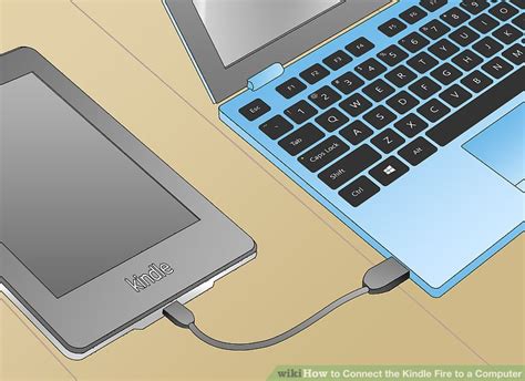After connecting the usb cable, swipe down from the top of your tablet to see the usb option used. 3 Ways to Connect the Kindle Fire to a Computer - wikiHow