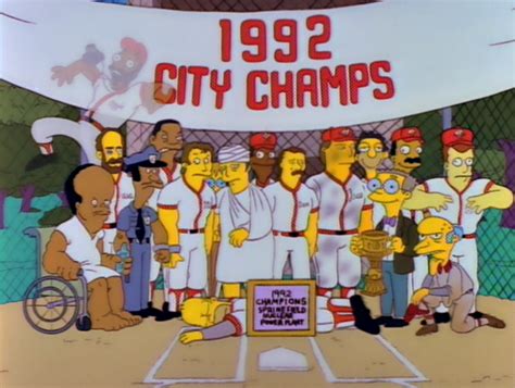 Springfield Nuclear Power Plant Softball Team Simpsons Wiki Fandom