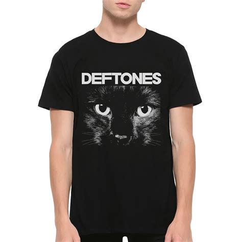 Deftones Black Cat T Shirt Mens Womens All Sizes Etsy