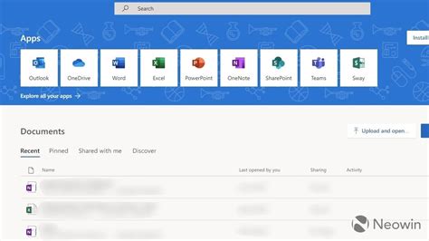Microsoft Starts Populating Office 365 Website With New Icons Neowin