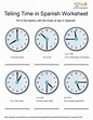 Telling Time in Spanish in 2021 | Telling time in spanish, Time in ...