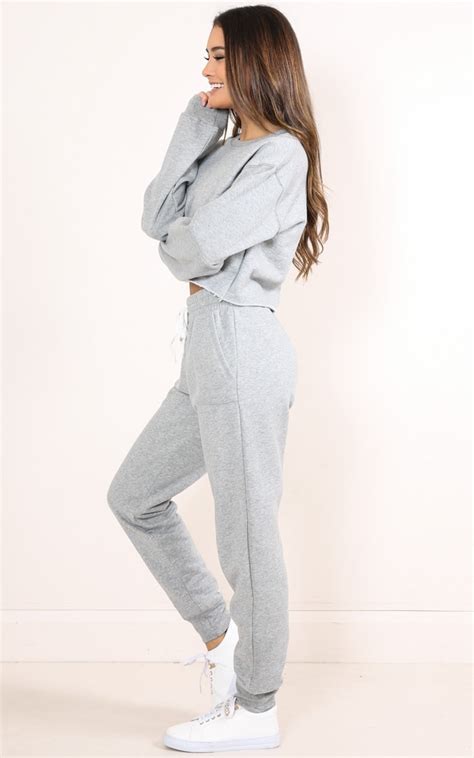 On The Chill Jumper In Grey Marle Showpo