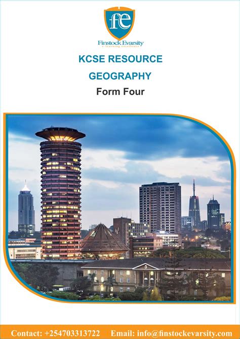 Geography Form Four Textbook Hard Copy Finstock Evarsity Resources