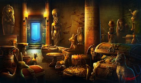 egyptian treasure by hamaterasu25 on deviantart