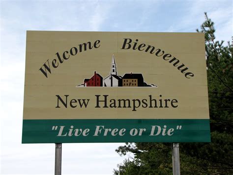 Welcome To New Hampshire Welcome Sign On I 95 North At The Flickr