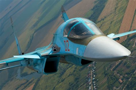 Russian Sukhoi Su 34 Fullback Heavy Strike Fighter Global Military Review