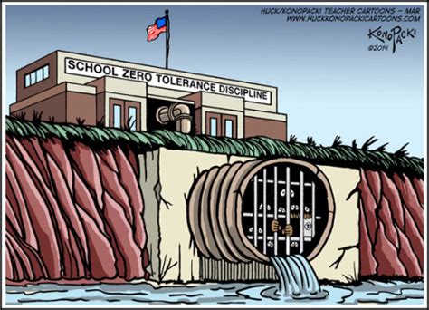 School To Prison Pipeline Huckkonopacki Cartoons