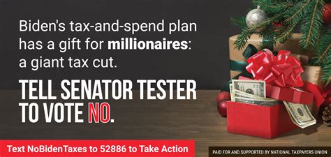 Ntu Launches Holiday Billboards Urging Moderate Dems To Reject Tax