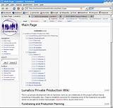 Images of Private Wiki Software