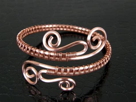 Copper Wire Bracelet 020 Handmade Bracelet Copper Bangle