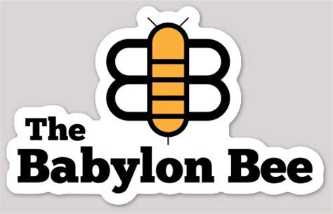 The Babylon Bee Print Decal Babylon Bee Store