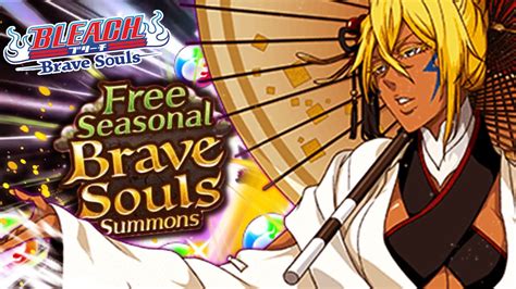 100 Free Summons 10 Seasonal Brave Souls Multis Bleach Brave Souls Youtube