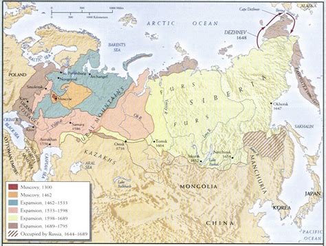 The Russian Expansion Policies Continued Into Territories Such As The