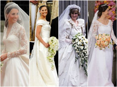 Das brautkleid hat bei der hochzeit von prinz william und kate middleton für furore gesorgt. Victoria, Kate Middleton & Co: Die Brautkleider der Royal ...