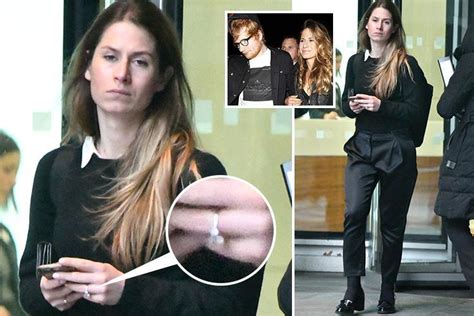Ed Sheerans Fiancee Cherryl Seaborn Flashes Her New Engagement Ring On Day Out In London The