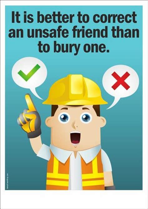 Finding notable, famous or infamous safety quotes from the past can be a lot of fun, but the importance supervisory behaviors are directly linked to workers' involvement in accidents. Safety Slogans | Safety posters, Construction safety ...