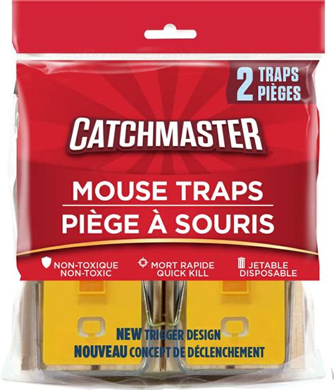 Catchmaster Mouse Trap Wood 2pk Lee Distributors