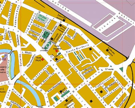 Mapa Grada Jagodina