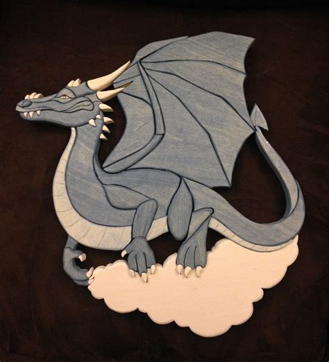 Intarsia Dragon Wood Art By Tam