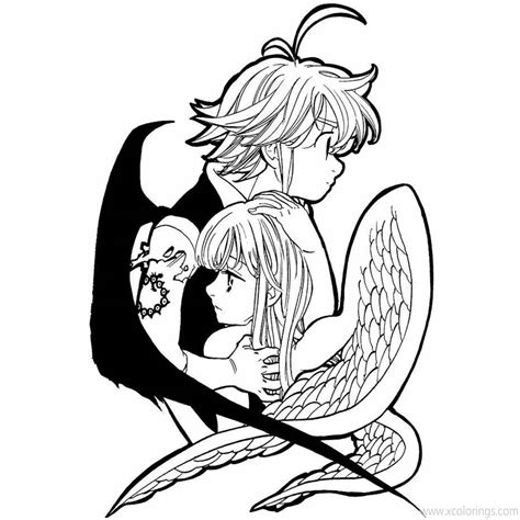 Dessin Seven Deadly Sins A Colorier Seven Deadly Sins Coloring Pages Images And Photos Finder