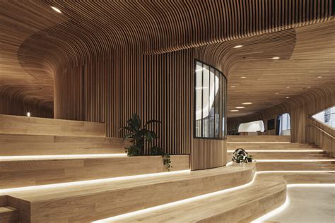 Concave And Convex Designing With Curved Wood Archdaily