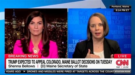 Maine Election Official Shenna Bellows Reports ‘truly Unacceptable Threats After Trump Ruling