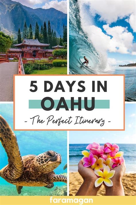 Oahu Itinerary How To Spend 5 Days In Oahu Hawaii Faramagan Oahu